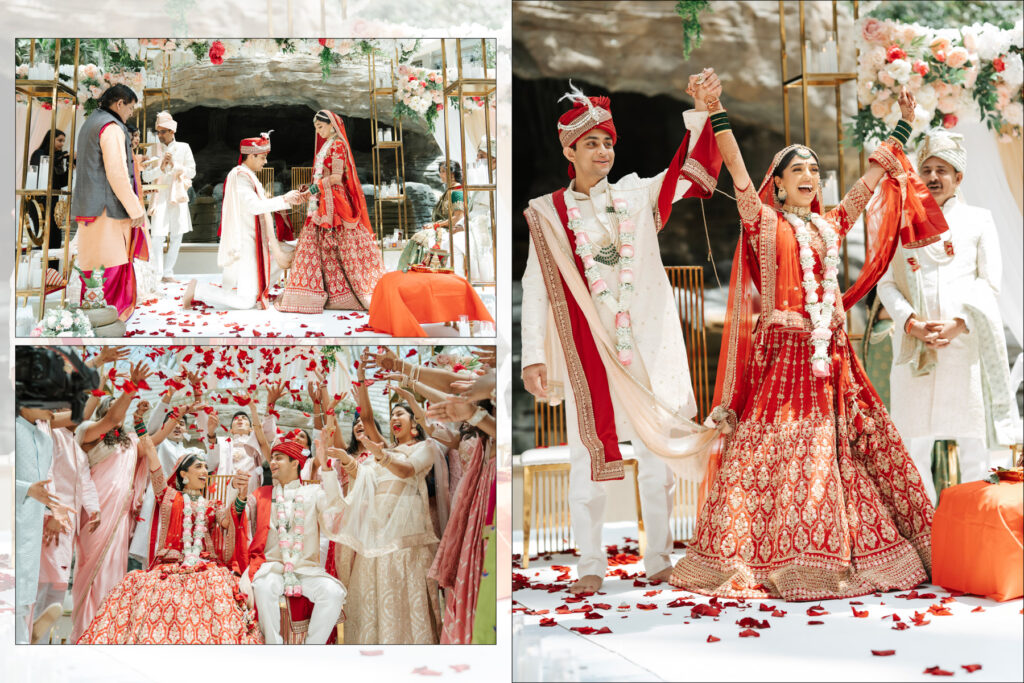 Indian Wedding at Gaylord Palms: A Photographer’s Guide 7 Hindu wedding ceremony under a floral mandap at Gaylord Palms Resort