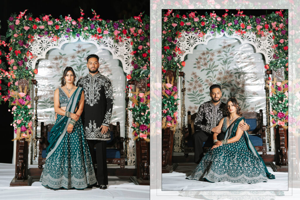 Family choreographed dance performance at sangeet, Tampa Indian wedding