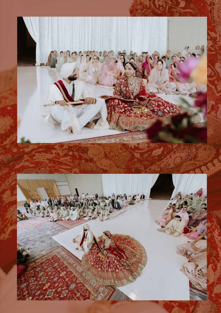 Anand Karaj ceremony details at The Diplomat Beach Resort